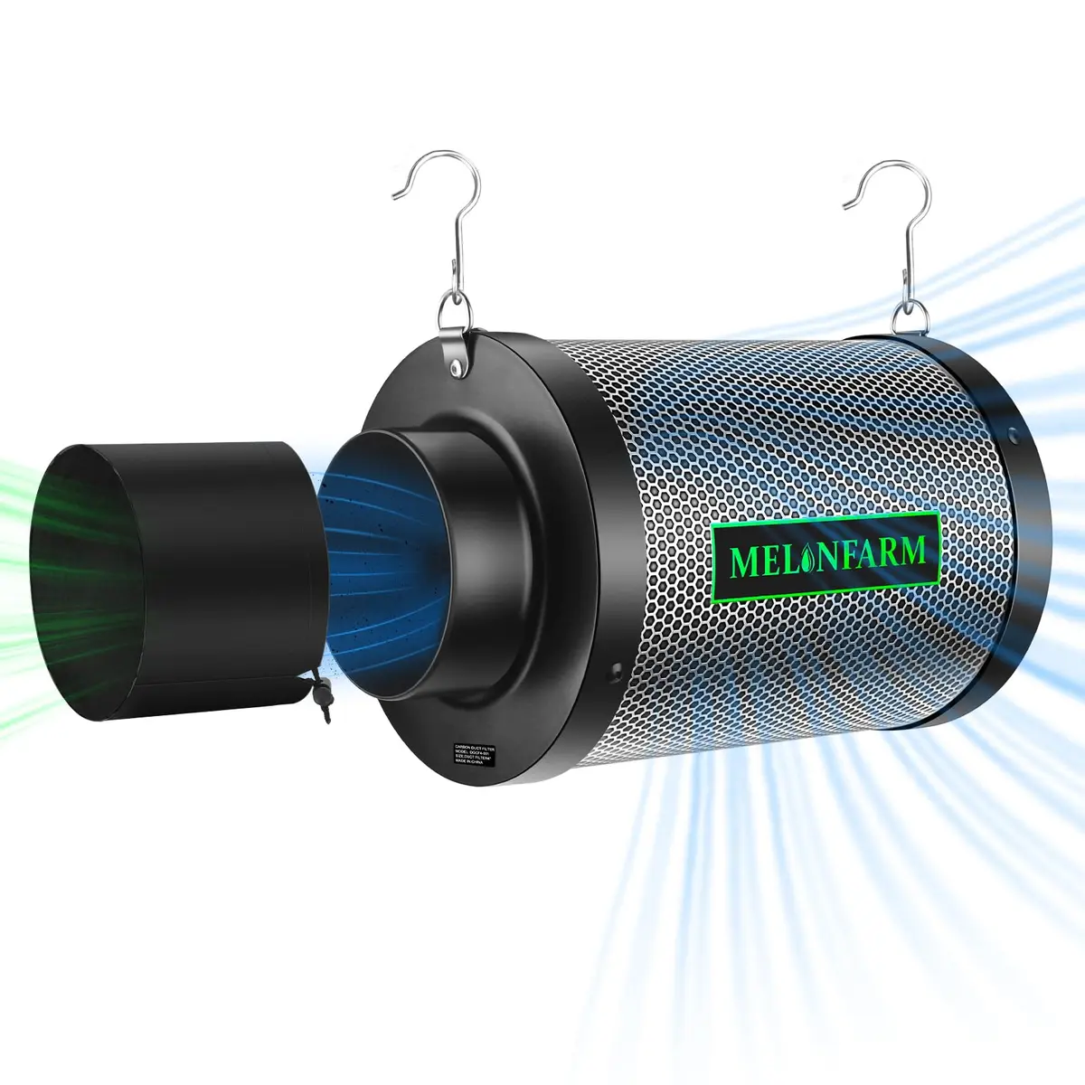 MELONFARM 4 Inch Air Carbon Filter with Australia Virgin Charcoal | Odor Control for Grow Tent & Hydroponics - main product image