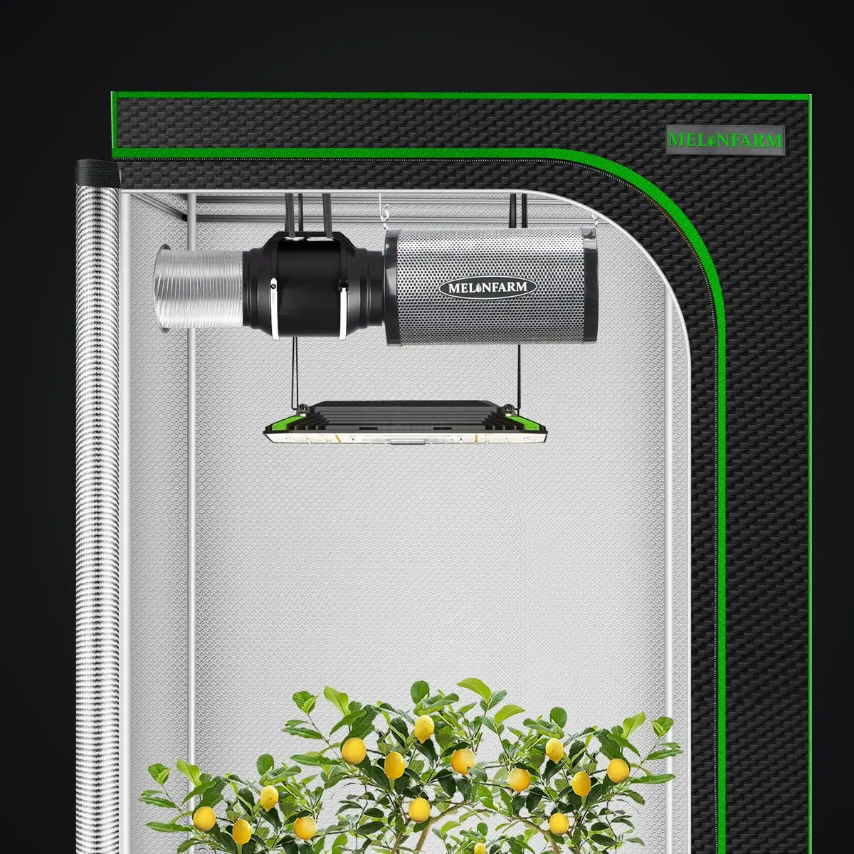 MELONFARM 4 Inch Air Carbon Filter with Australia Virgin Charcoal | Odor Control for Grow Tent & Hydroponics - view 7