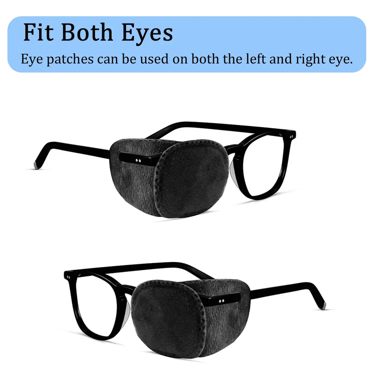 THSIREE Black 4pcs Medical Eye Patches for Glasses | Amblyopia & Lazy Eye Treatment - view 6