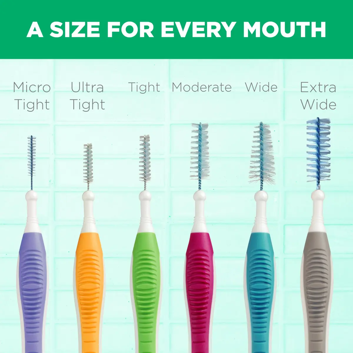 GUM Proxabrush Go-Betweens Tight Interdental Brushes 40 Count (4 Packs) | Clinically Designed for Tight Spaces - view 5