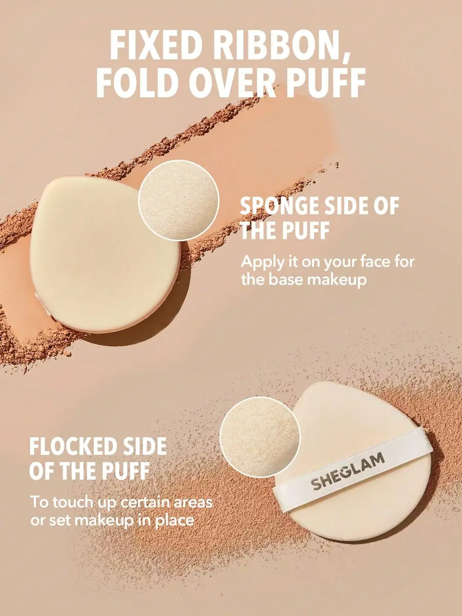 SHEGLAM Skin-Focus Full Coverage Powder Foundation 0.39oz | Oil-Control, Matte Finish, Cruelty-Free - view 4