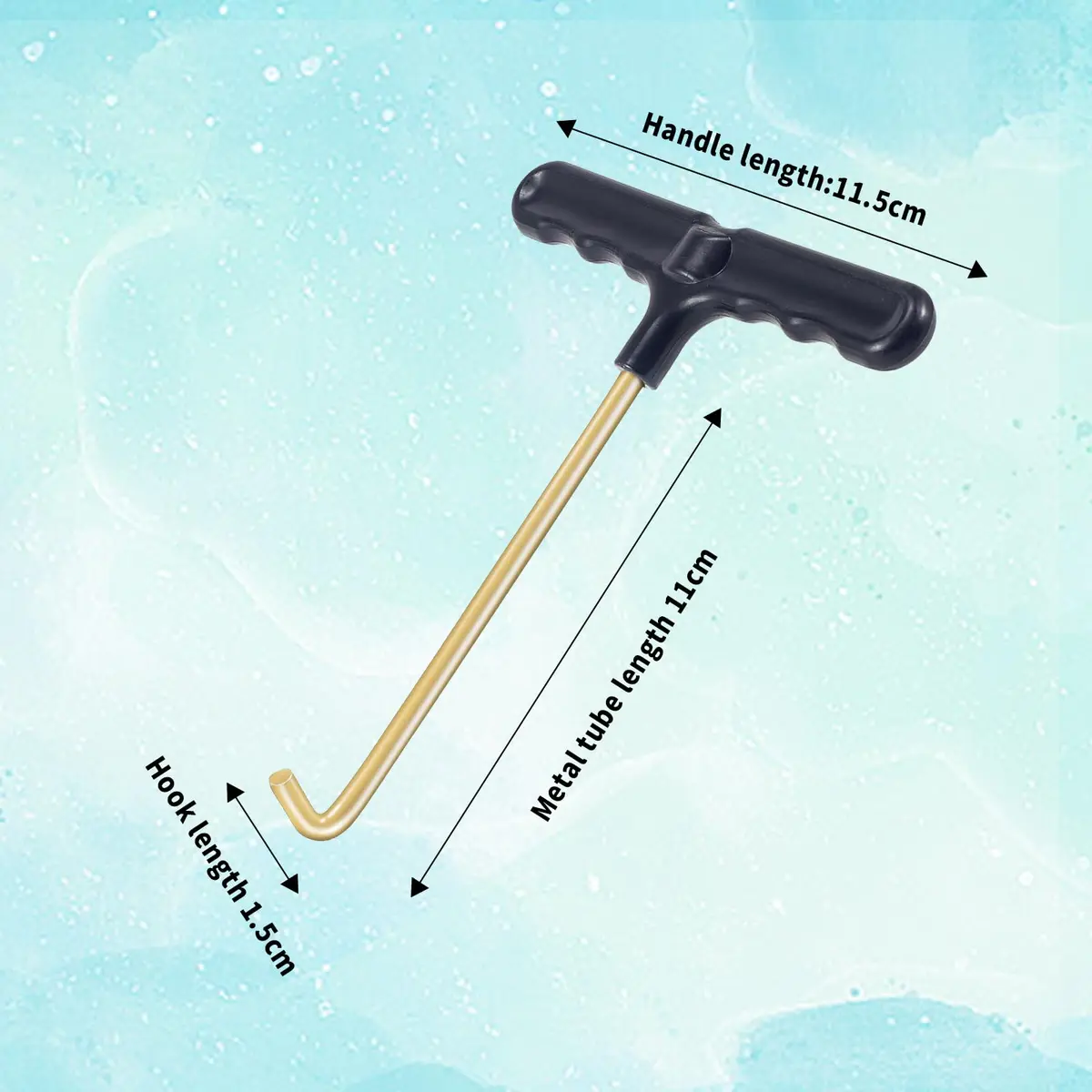UOMIO Shoe Lace Tightener Stainless Steel | Portable Ice Skate & Hockey Lace Tool - view 2