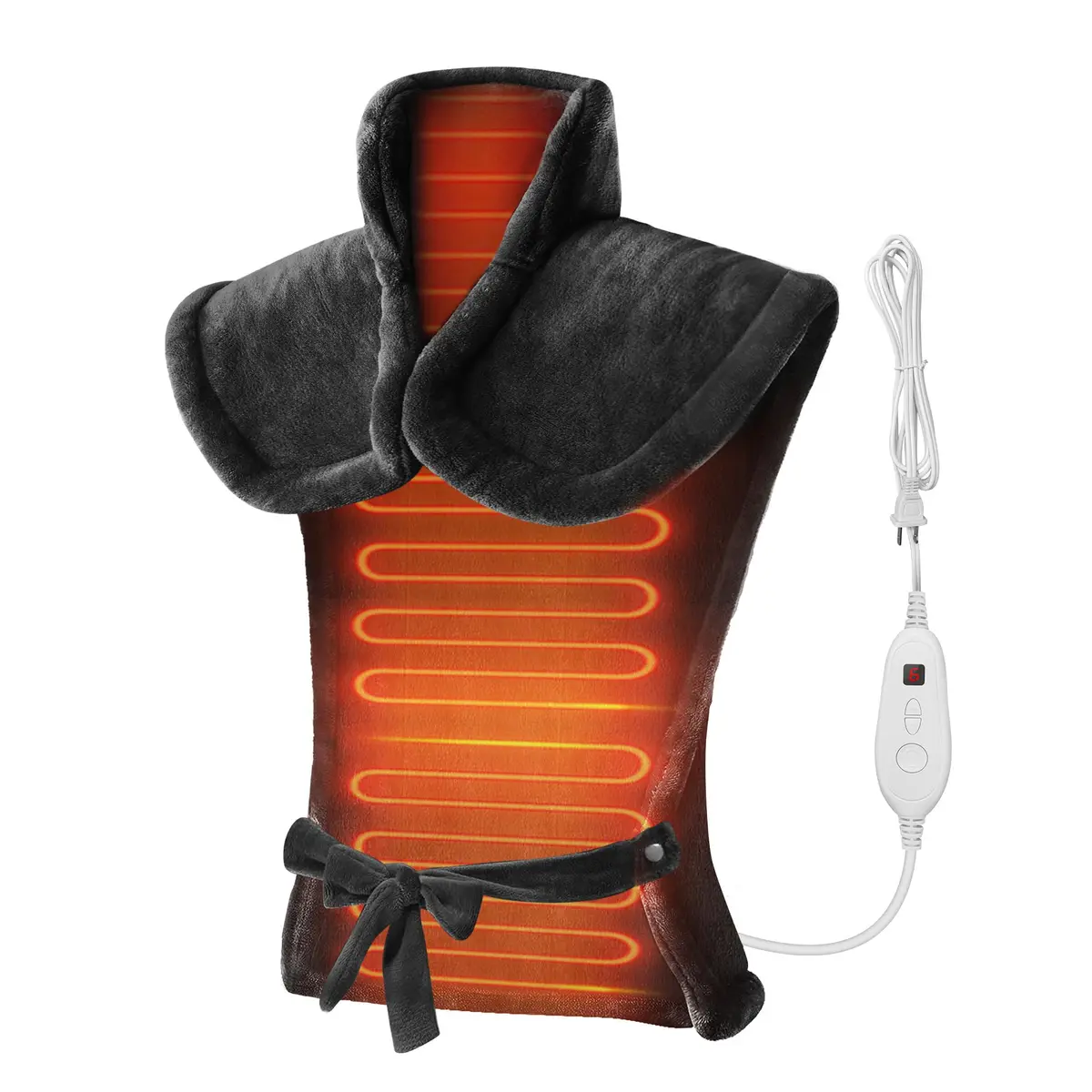 Snailax Heating Pad for Neck & Shoulders and Back, 82.3 cm x 59.7 cm (24" x 33") | Fast Heating with 6 Settings & Auto Shut-Off - main product image