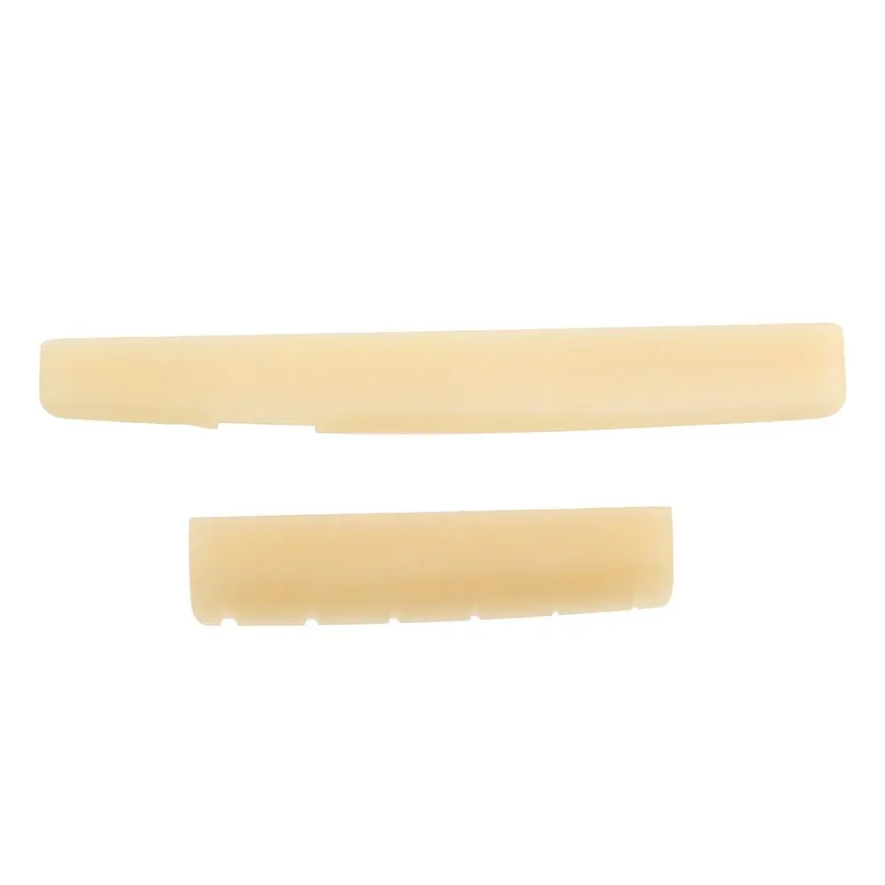 LYWSMSK Unbleached Acoustic Guitar Bone Nut & Saddle Set for YMH LL &A Series | Premium Quality - main product image