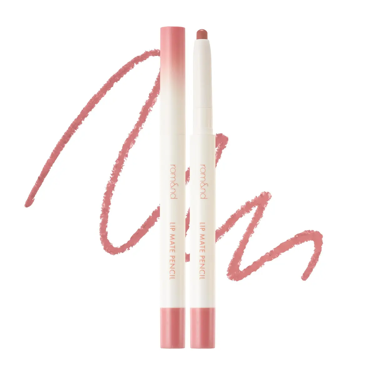 rom&nd Lip Mate Pencil | Lip Liner & Brush | 04 Fig Breeze | 0.5g | Precise, Long-Lasting, Semi-Matte - main product image
