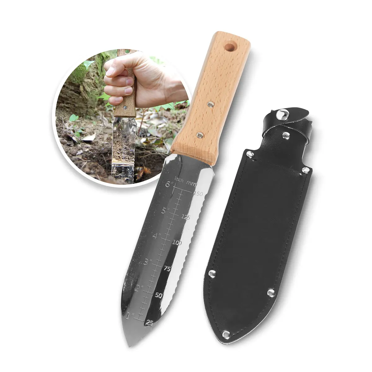 Corona Clipper Garden Shear Scissor | Forged Steel Bypass Pruner & Japanese Weeding Knife - view 5