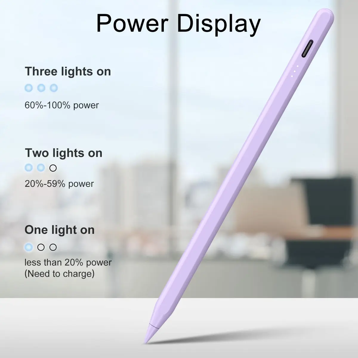 DIGIROOT Stylus Pen for iPad | Fast Charge, Palm Rejection, Compatible with 2018-2025 iPad Models - view 4