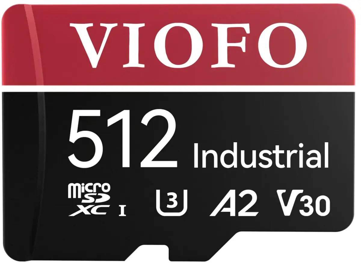 VIOFO 512GB Industrial Grade High Endurance microSD Card | 512GB (15mm x 11mm x 1mm) - main product image