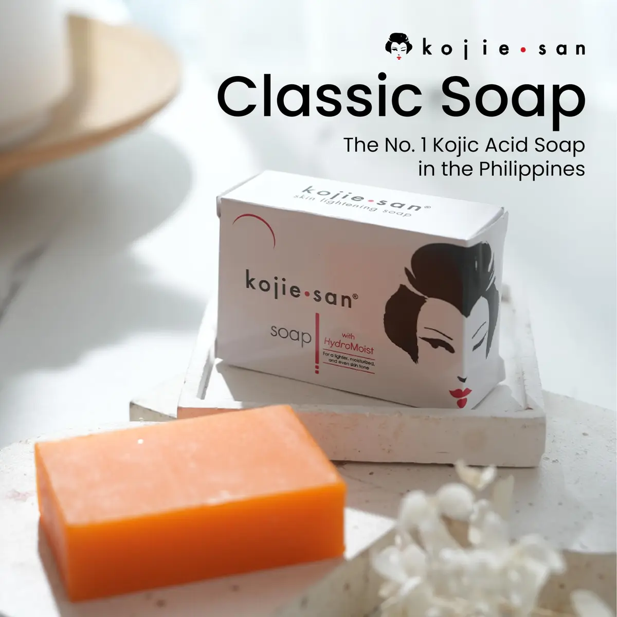 Kojie San Skin Brightening Soap 100g (6 Bars) | Kojic Acid Soap for Dark Spots & Hyperpigmentation - view 4
