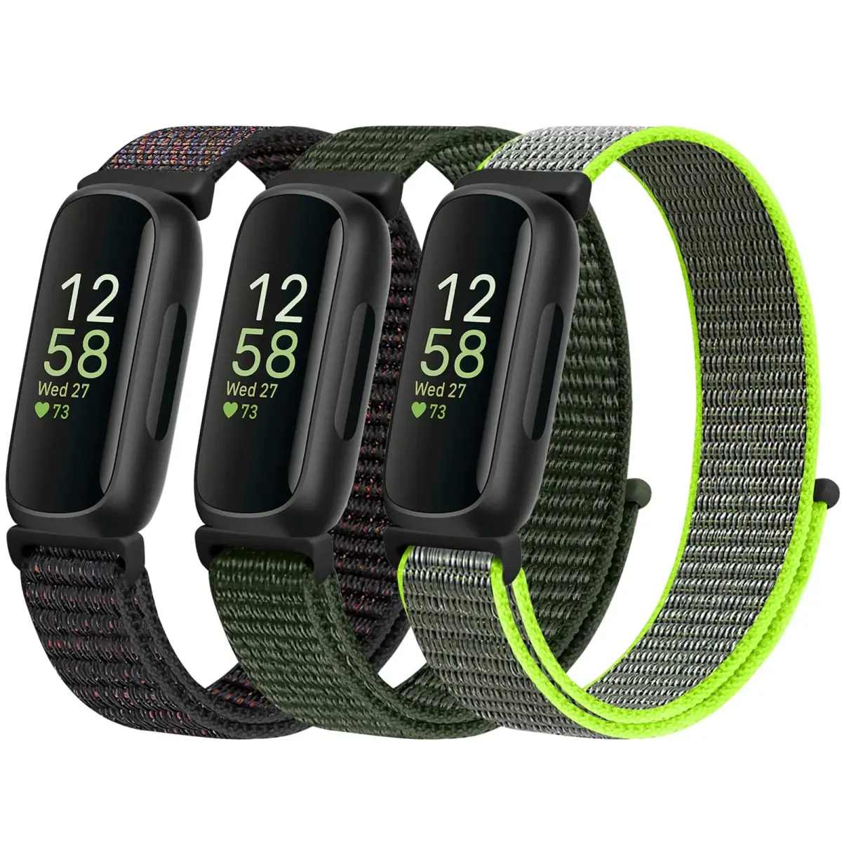 WNIPH Nylon Bands for Fitbit Inspire 3/2/HR/Ace 3/2 160mm-210mm | Breathable Sport Replacement Straps - main product image