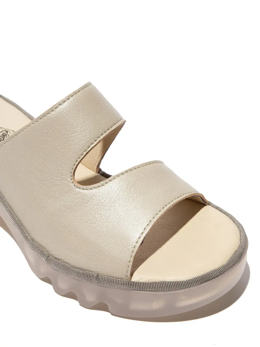 Fly London Tech493fly Women's Sandal Silver 10 | Cushioned Heel & Toe Insole for Comfort - view 6
