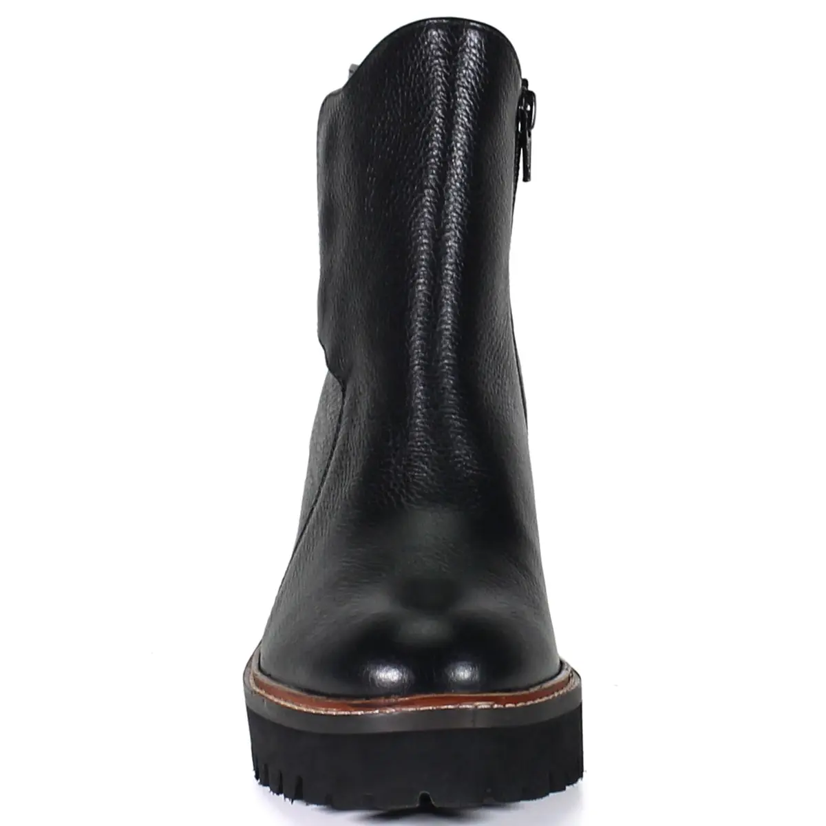 Diba True Light Pier Round Toe Zippered Casual Boots 9.5 M | Ankle Mid Heel 2-3" Black - view 3