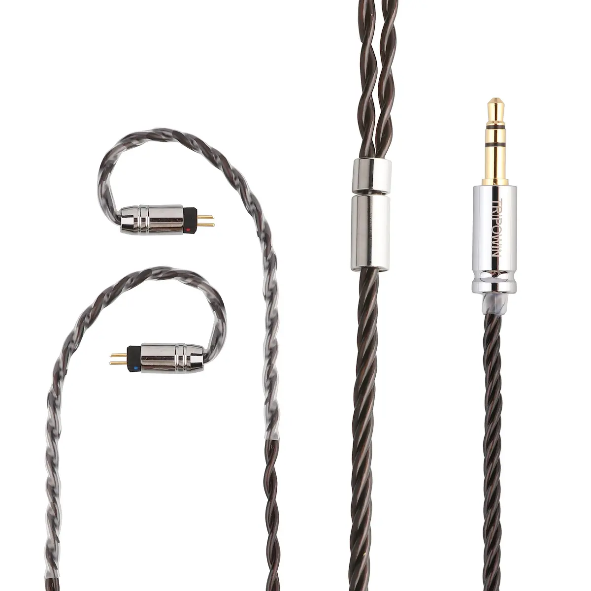 Linsoul Tripowin Mirage IEM Cable, 30AWG OCC 4N, 1.2m | HiFi Replacement Cable for In-Ear Monitors - view 2