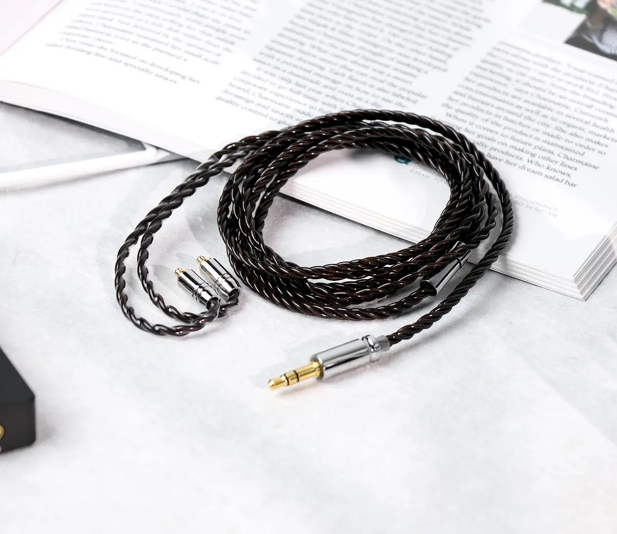 Linsoul Tripowin Mirage IEM Cable 30AWG OCC 4N HiFi Replacement MMCX | Audiophile Grade - view 6