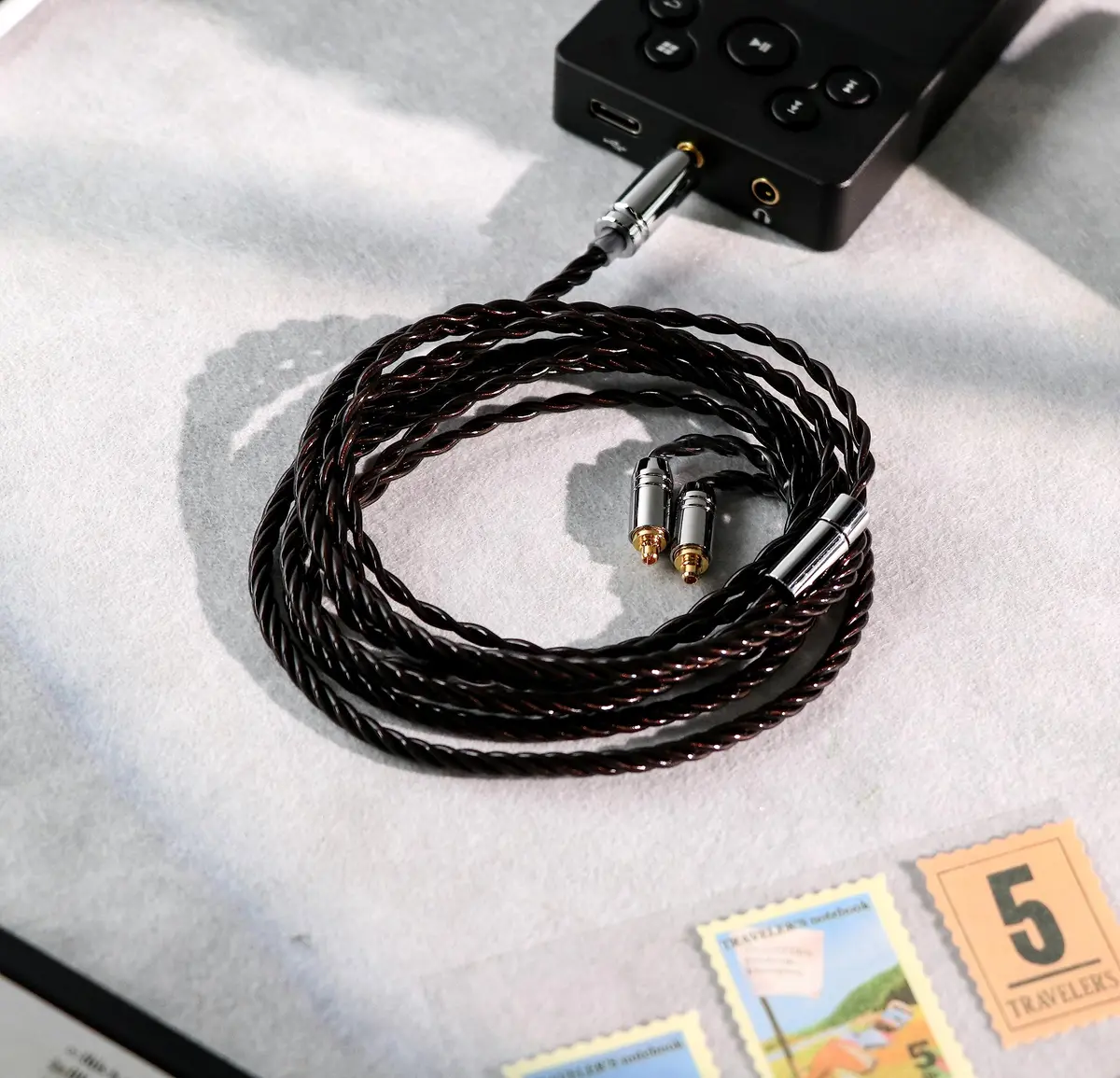 Linsoul Tripowin Mirage IEM Cable 30AWG OCC 4N HiFi Replacement MMCX | Audiophile Grade - view 9