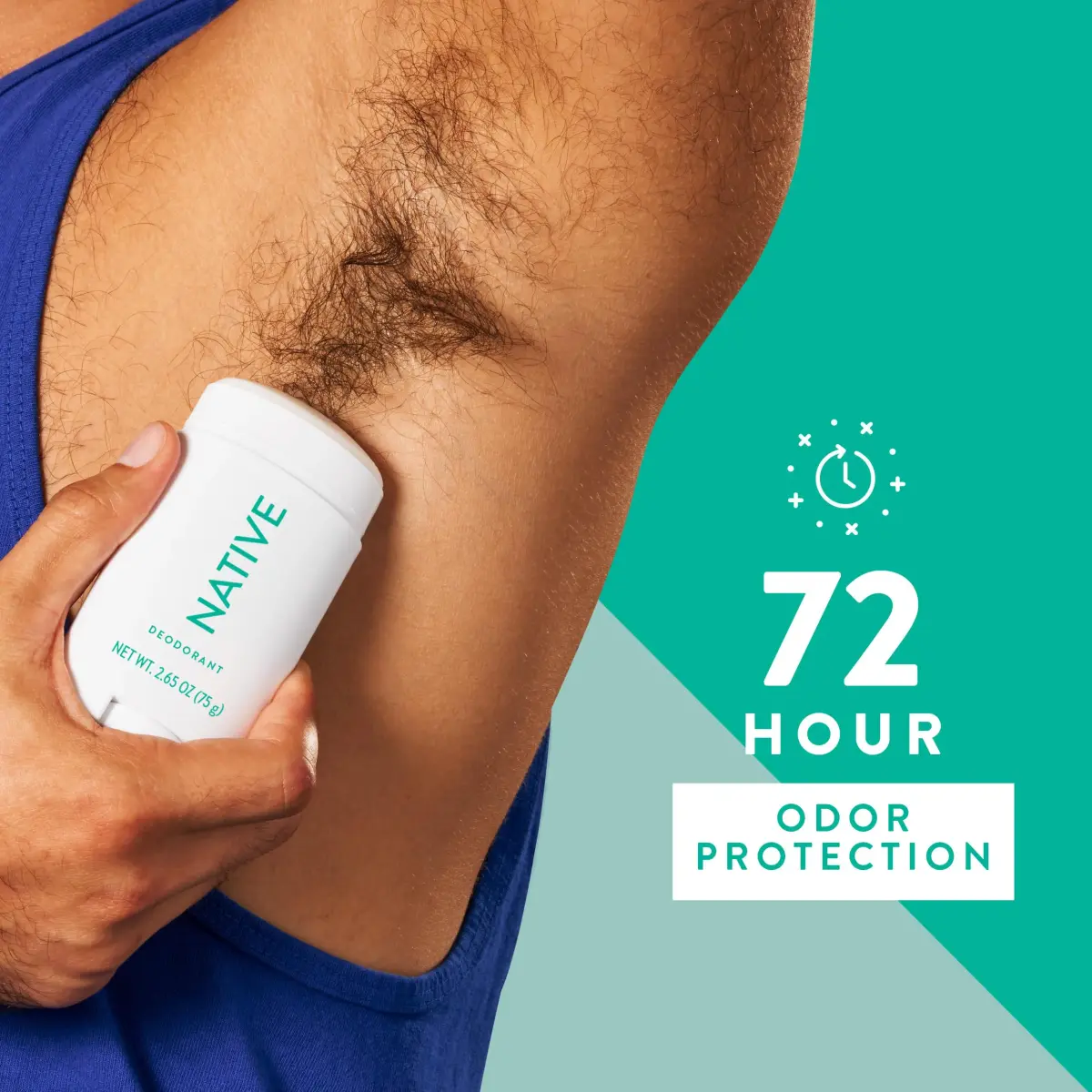 Native Palm Leaf & Agave Deodorant for Women and Men, 76.5 g (2.65 oz) | 72-Hour Odor Control - view 3