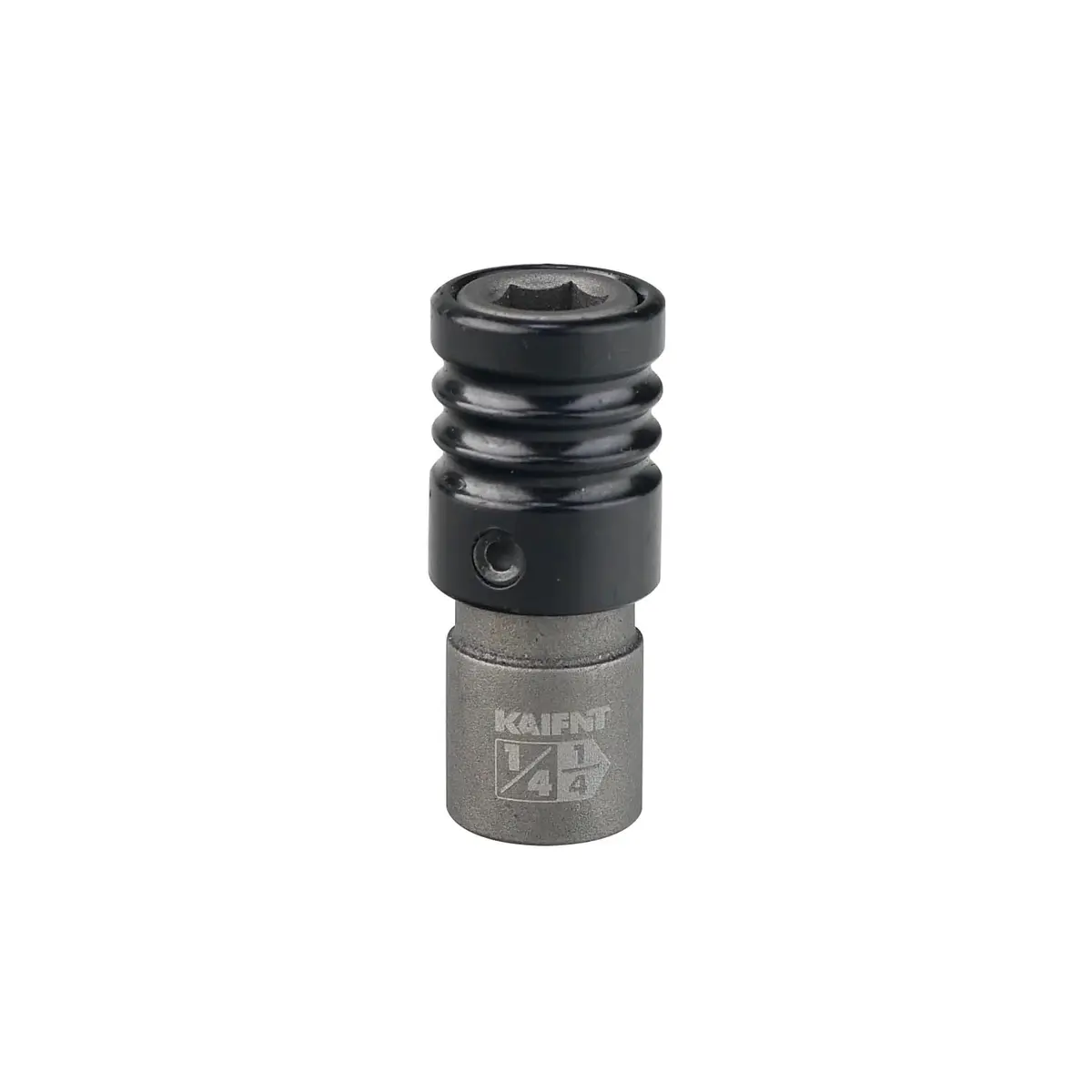 KAIFNT 1/4-inch Drive to 1/4-inch Hex Bit Holder Socket | Quick Change Impact Adapter, Chrome Vanadium Steel - main product image