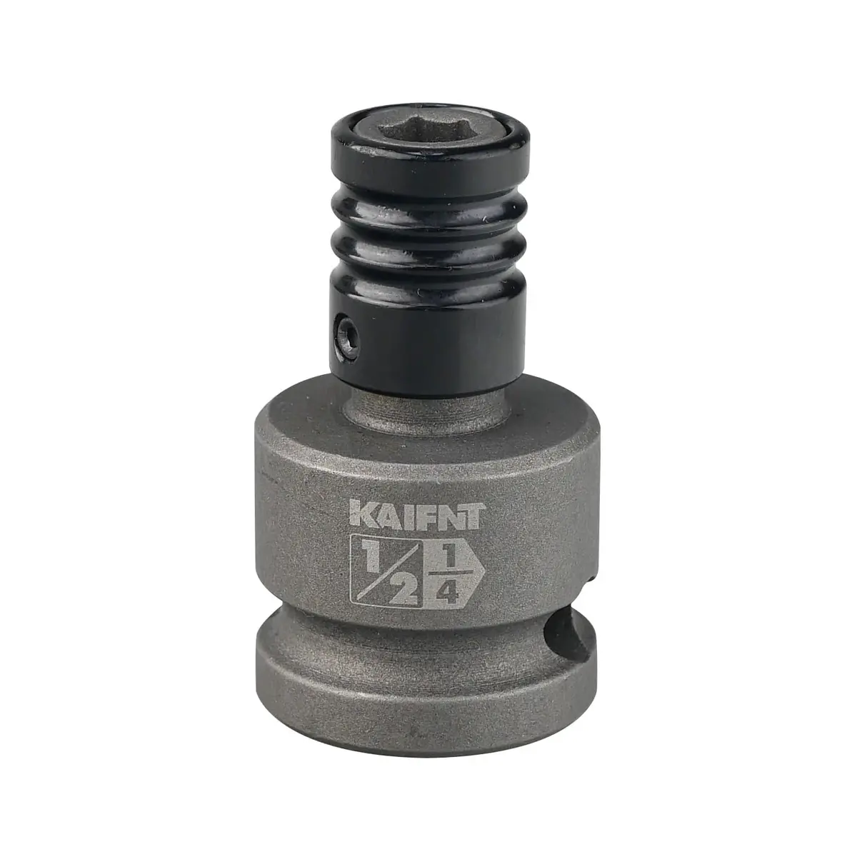 KAIFNT Impact Grade 1/2-inch Drive to 1/4-inch Hex Bit Holder Socket | Quick Change Adapter for Impact Wrenches - main product image