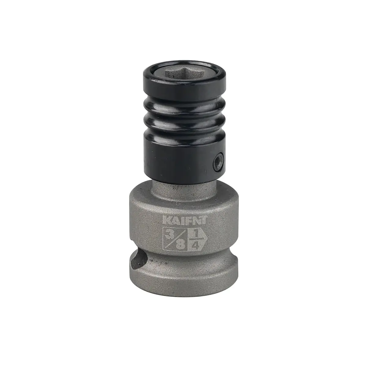 KAIFNT 3/8-inch Drive to 1/4-inch Hex Impact Adapter | Quick Change Impact Socket - main product image