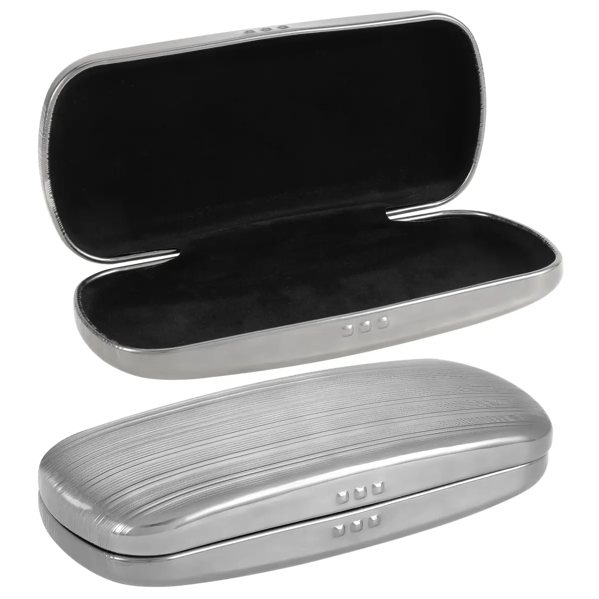 Hifot Metal Eyeglass Case, Hard Shell, Aluminum Spectacles Box, 15.5x6.5cm | Stylish & Durable Eyewear Protection - main product image