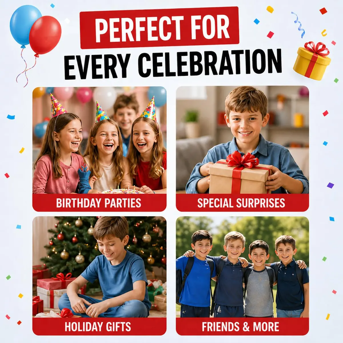 Zmart 11th Birthday Socks Gift Box - Celebration for 11 Year Old Boys & Girls, Birthday Party Favors, Christmas Stocking Stuffer Present - view 4