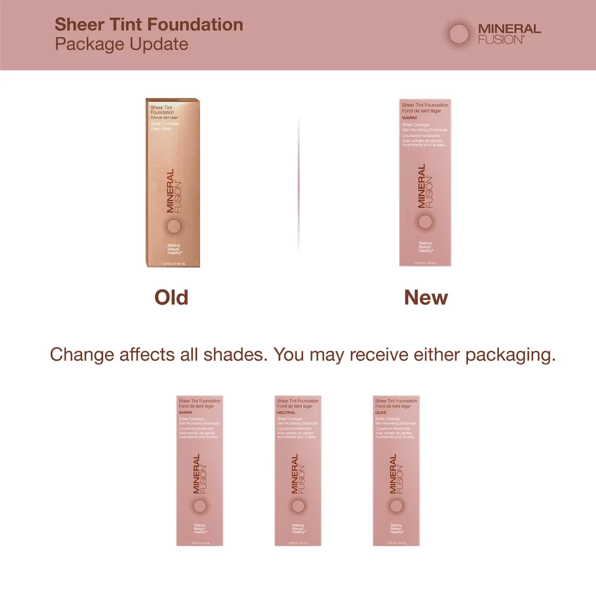 Mineral Fusion Sheer Tint Foundation Olive 3.6 fl oz (106 ml) | Age-Defying Antioxidant Protection - view 7
