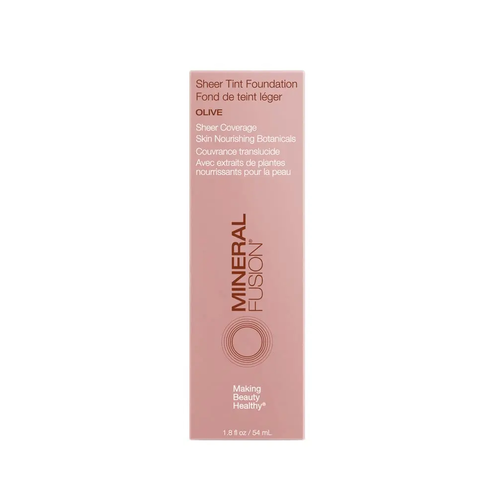 Mineral Fusion Sheer Tint Foundation Olive 3.6 fl oz (106 ml) | Age-Defying Antioxidant Protection - view 2