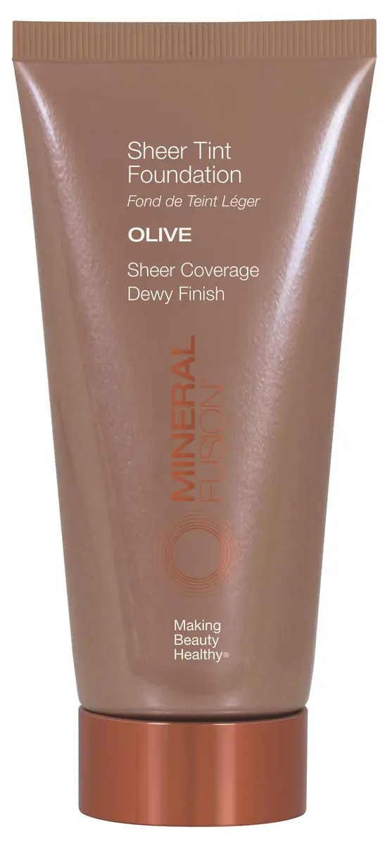 Mineral Fusion Sheer Tint Foundation Olive 3.6 fl oz (106 ml) | Age-Defying Antioxidant Protection - view 3
