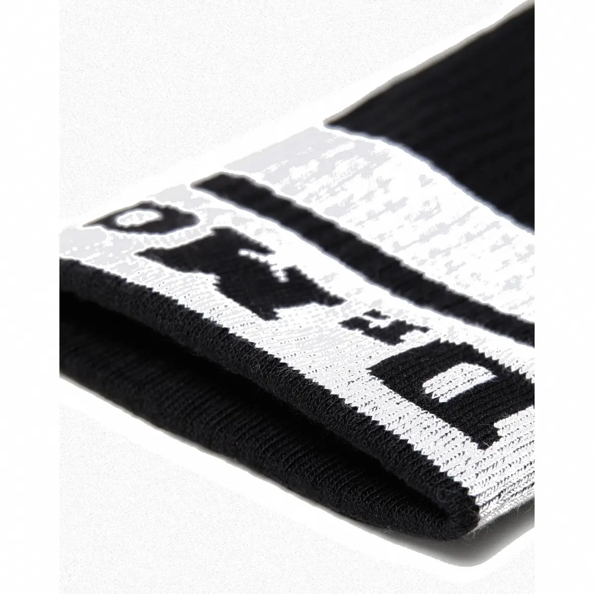 Dr. Martens Athletic Logo Sock, Organic Cotton Blend, S/M | Unisex Quarter Sock, Black+White - view 5