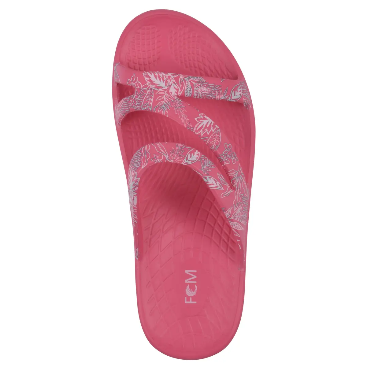 Island Surf Women's Coral Strappy Sandal, Fuchsia Print, Size 7 | Lightweight Post-Activity Recovery - view 6