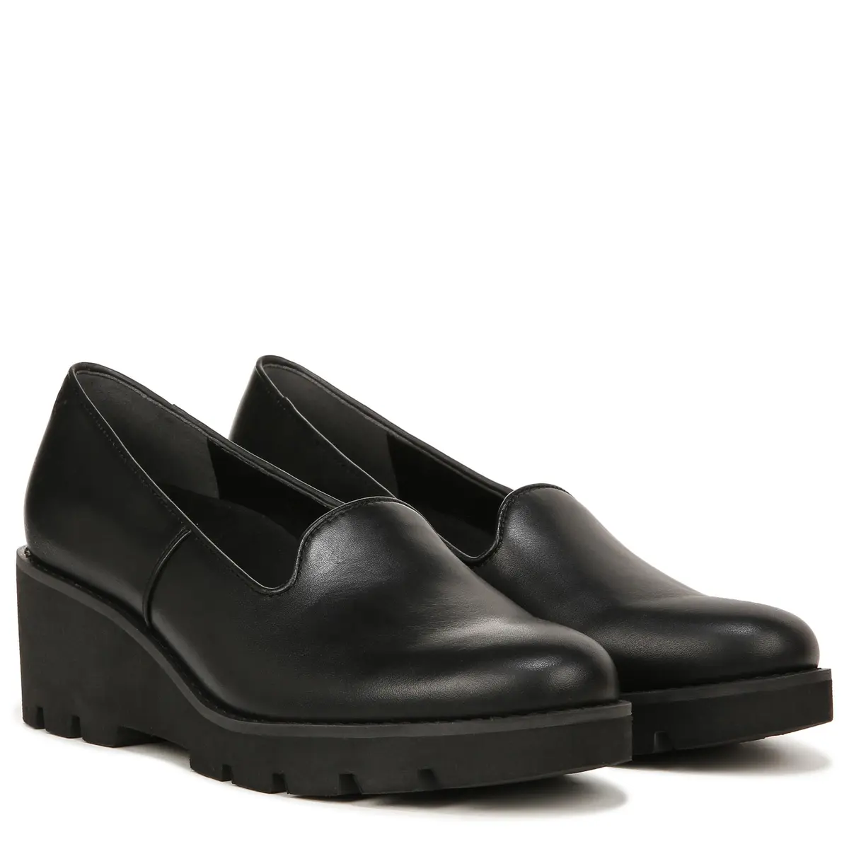 Vionic Women’s Aster Willa Wedge Dress Shoes Black Leather 8.5 Medium | Supportive Arch Support Orthotic - view 4