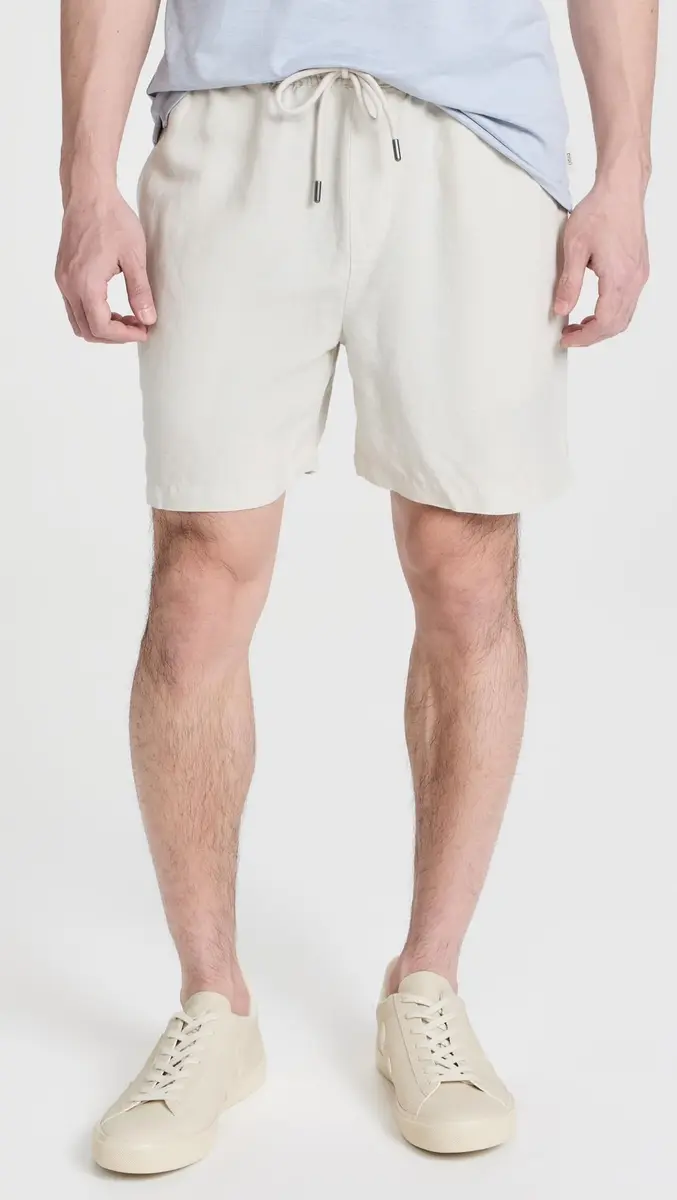 Onia Air Linen Pull-On Shorts 6" | Lightweight Breathable Summer Wear for Men - view 2