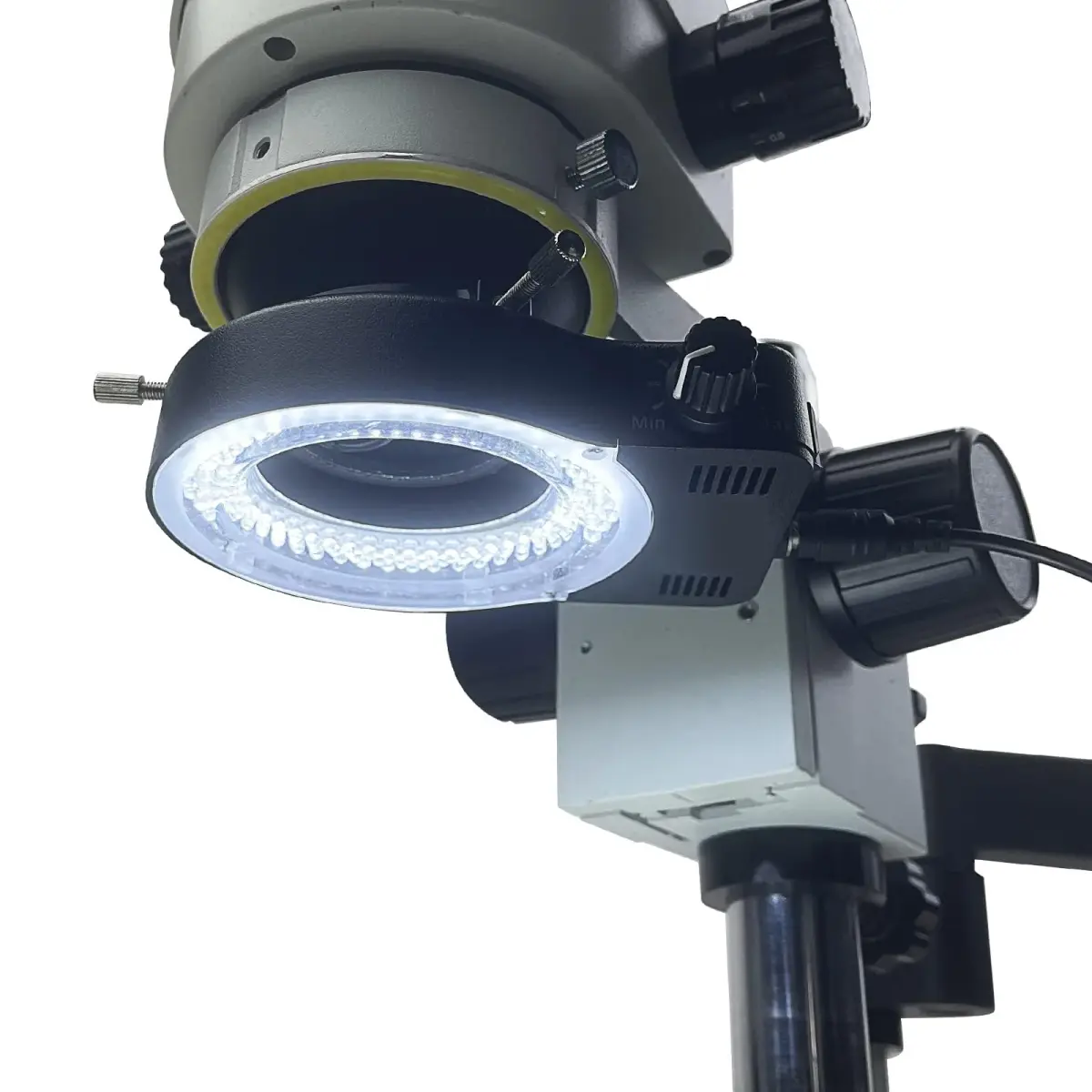 Gringoo 144 LED Ring Light Illuminator for Stereo Microscopes | Adjustable Brightness 0-100% - view 2