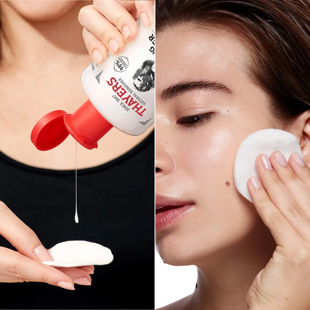 Thayers Milky Hydrating Face Toner with Snow Mushroom, Hyaluronic Acid & Elderflower | Alcohol-Free Sensitive Skin Care | 3 Fl Oz Pack of 5 - view 3