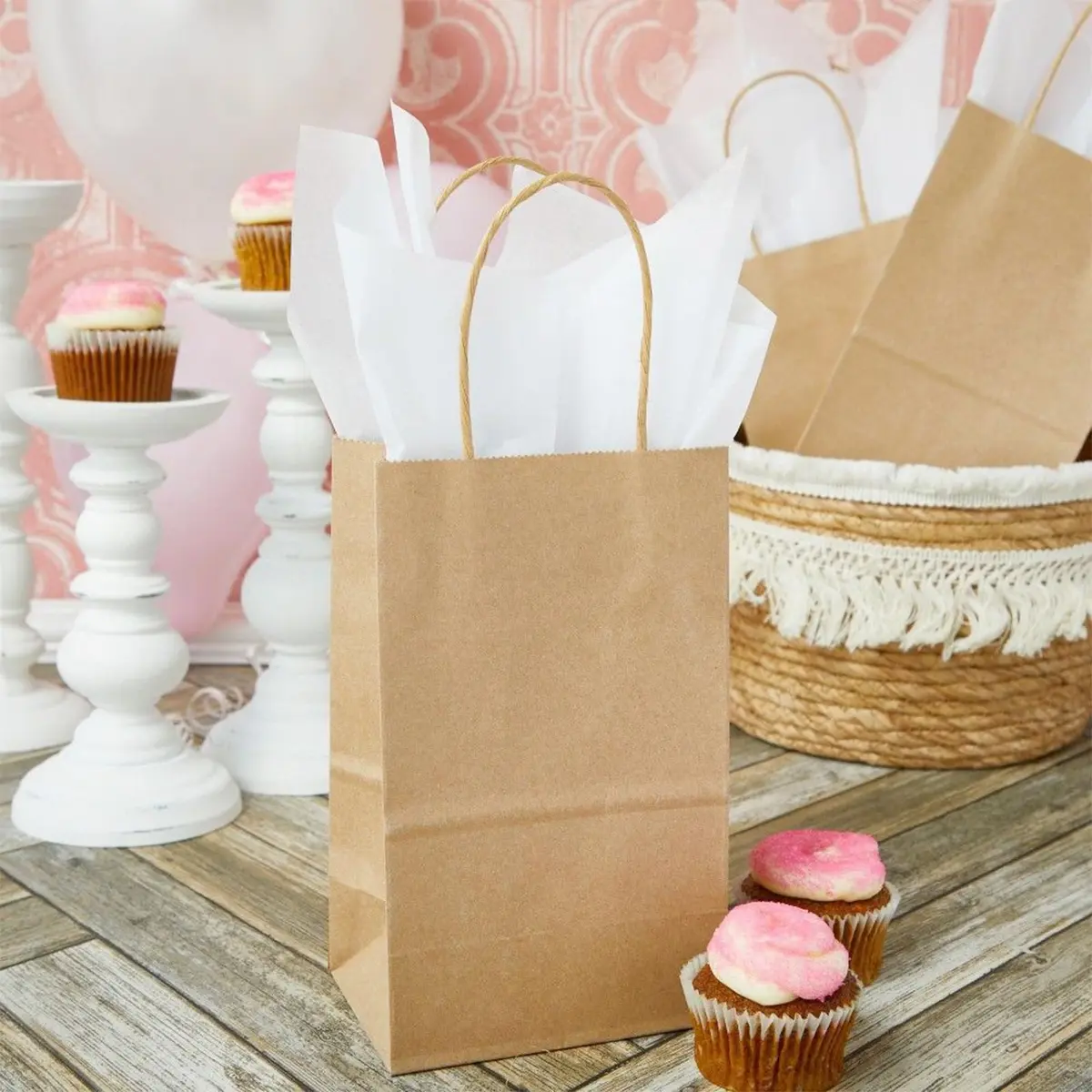 Simetufy White Tissue Paper 24 x 36 Inches (32 Sheets) | Acid-Free & Recyclable for Gifts & Crafts - view 4