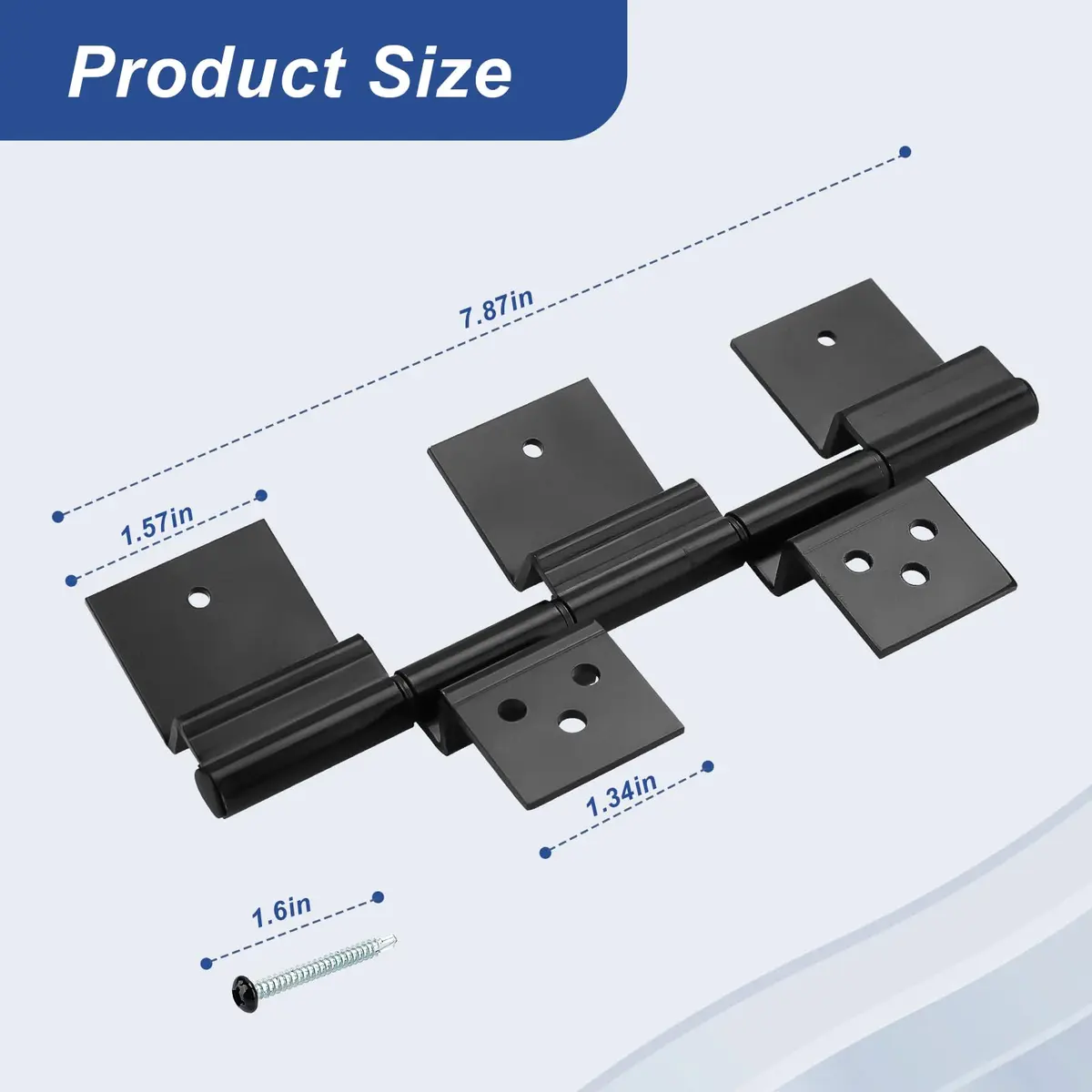 Ximoon RV Entry Door Friction Hinge Kit for 5th Wheel | Durable RV Hardware Upgrade - view 3