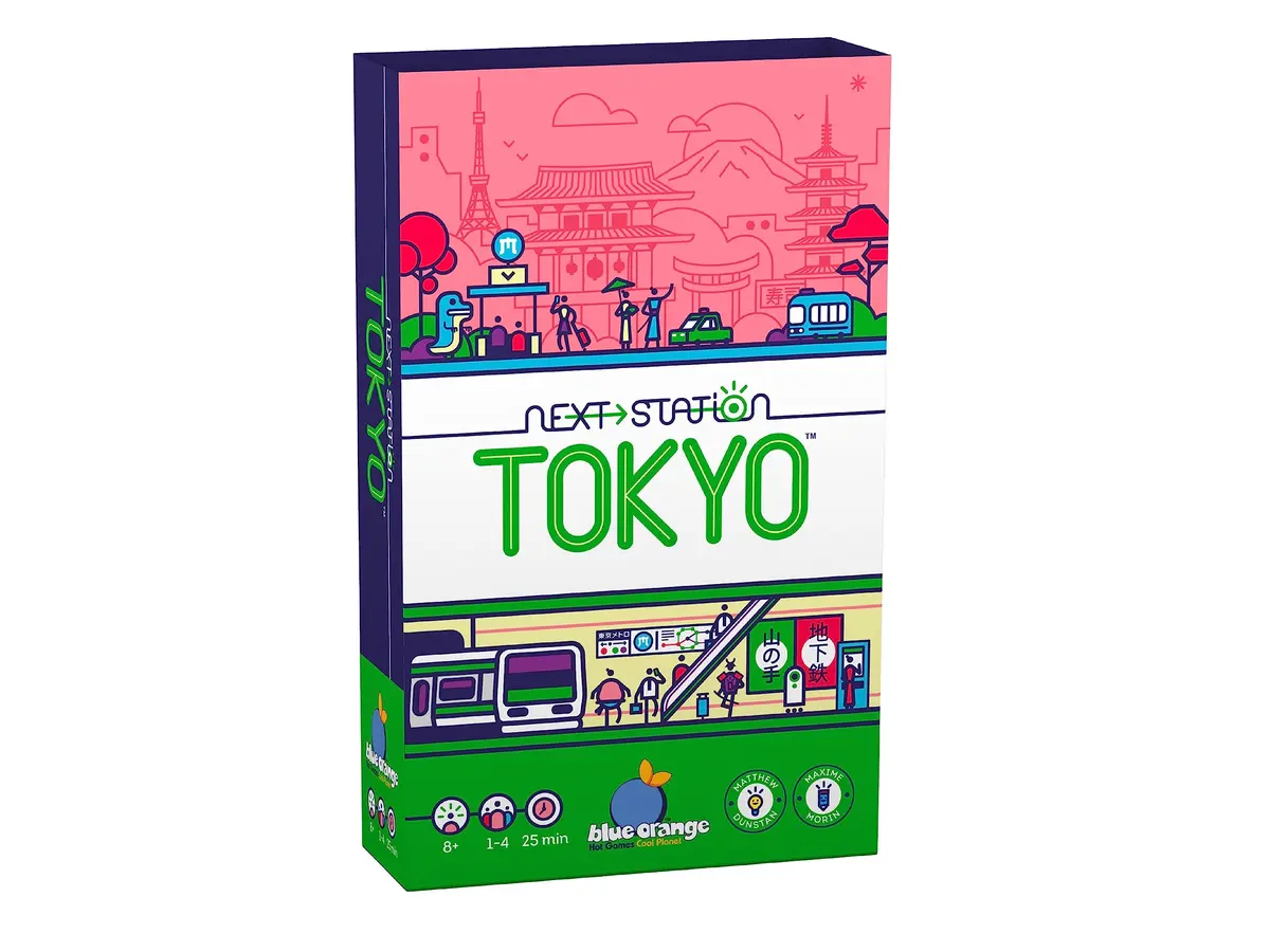 Blue Orange Next Station Tokyo Strategy Tabletop Game | Fun Flip & Write in Tokyo, Ages 8+ - main product image