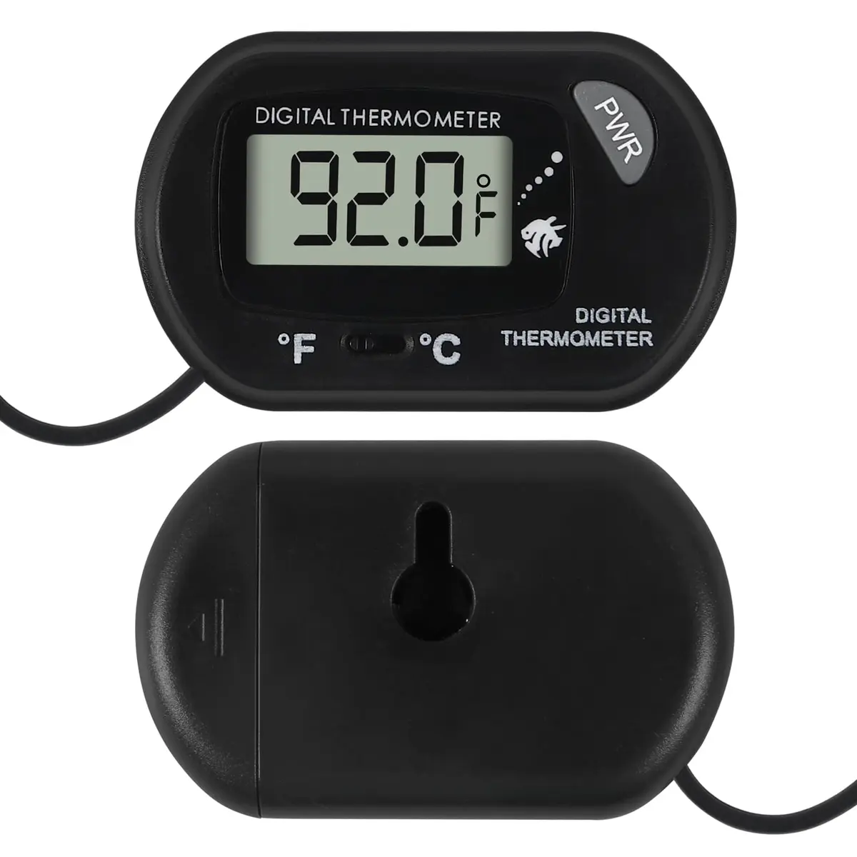 DORHEA Digital Aquarium Thermometer 4-Pack | -50°C to +70°C (-58°F to +158°F) with LCD Display - view 2