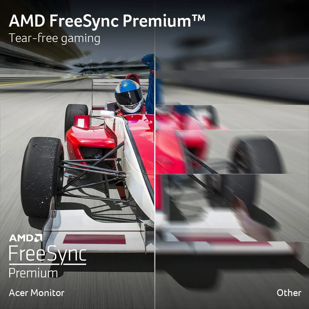 Acer Nitro 31.5in FHD 1920x1080 Curved 180Hz Gaming Monitor EDA320Q Pbiipx | AMD FreeSync Premium, 180Hz, 1ms Response, VESA Mount - view 3
