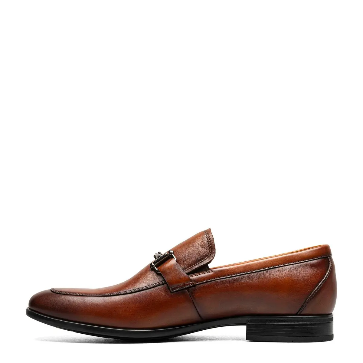 Florsheim Zaffiro Moc Toe Bit Loafer Men's Slip On, 11.5 D(M) US, Cognac | Classic Leather Loafer with Cushioned Footbed - view 4