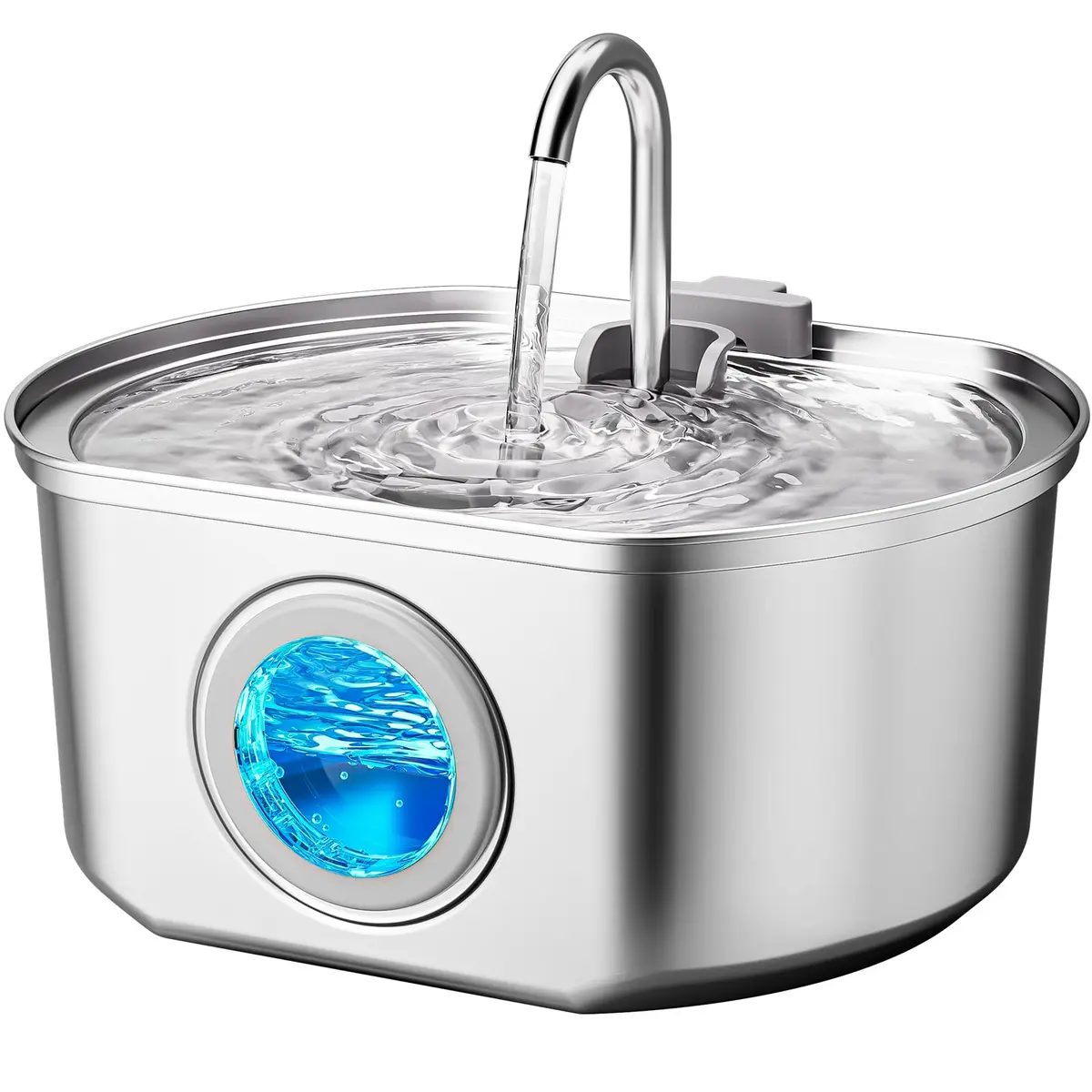 Neareal Cat Water Fountain Stainless Steel 3.2L | Quiet, Durable & Easy to Refill - main product image