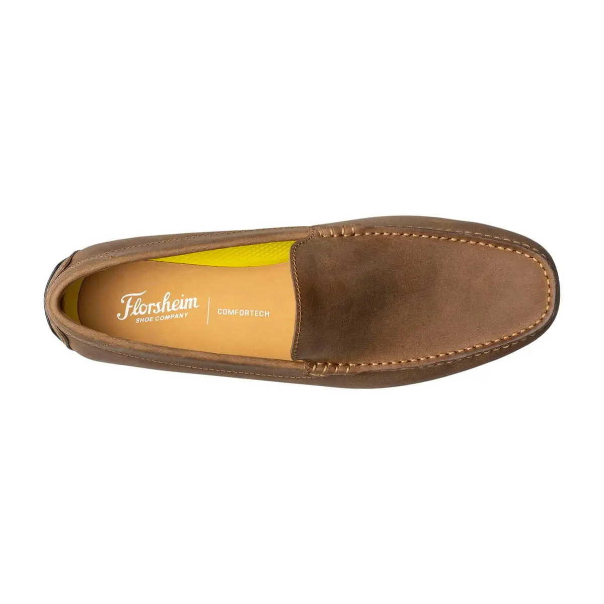 Florsheim Motor Moc Toe Venetian Driver Men's Slip On 9 D(M) US Brown | Classic Casual Loafer with Comfortech - view 10