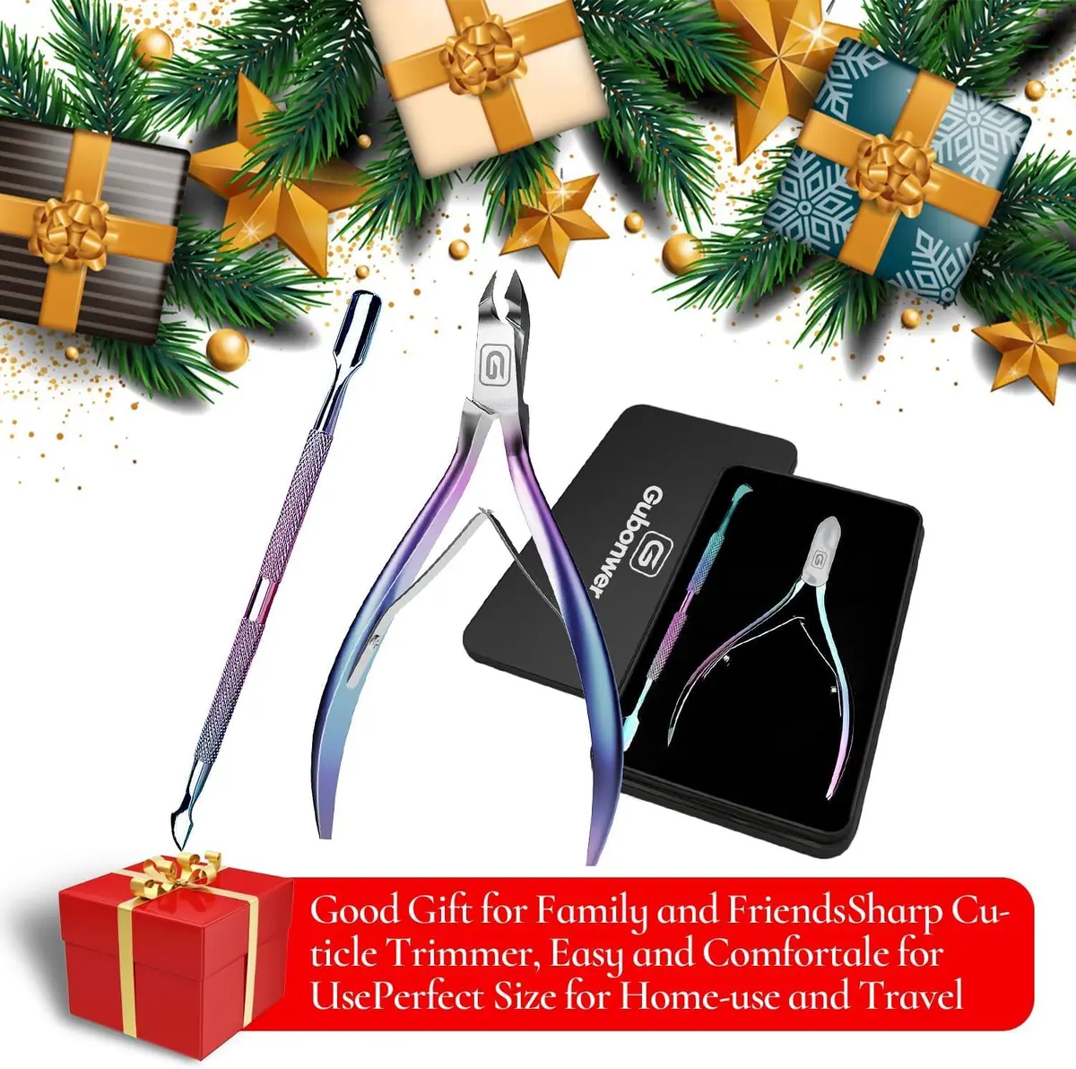 Gubonwer Cuticle Nippers 3/4 Jaw | Ultra-Sharp Stainless Steel Pedicure & Manicure Tool - view 7