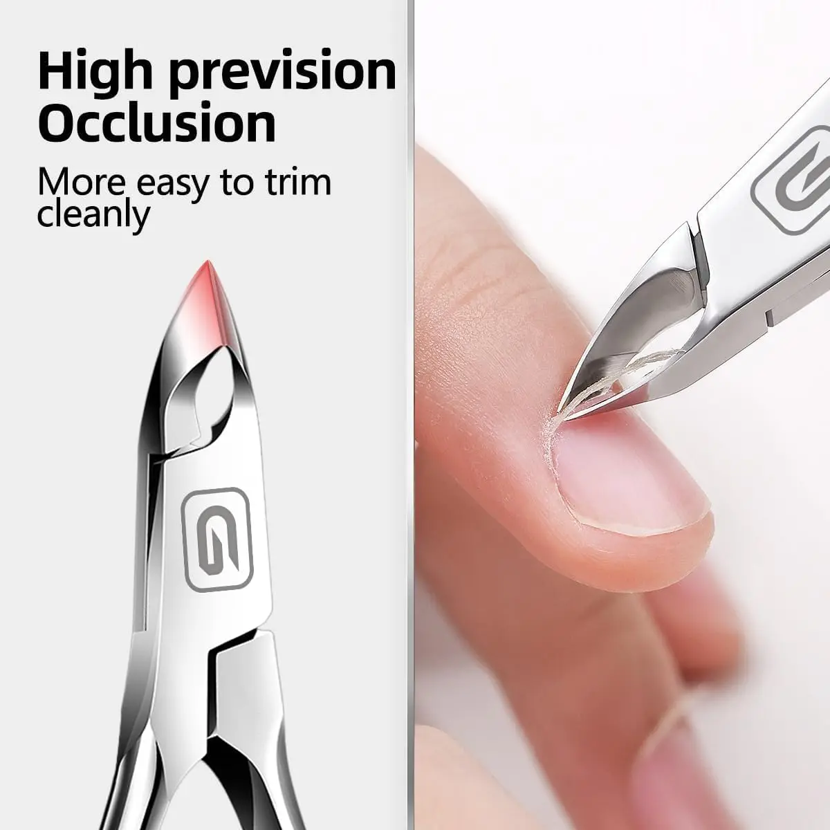 Gubonwer Cuticle Nippers 3/4 Jaw | Ultra-Sharp Stainless Steel Pedicure & Manicure Tool - view 2