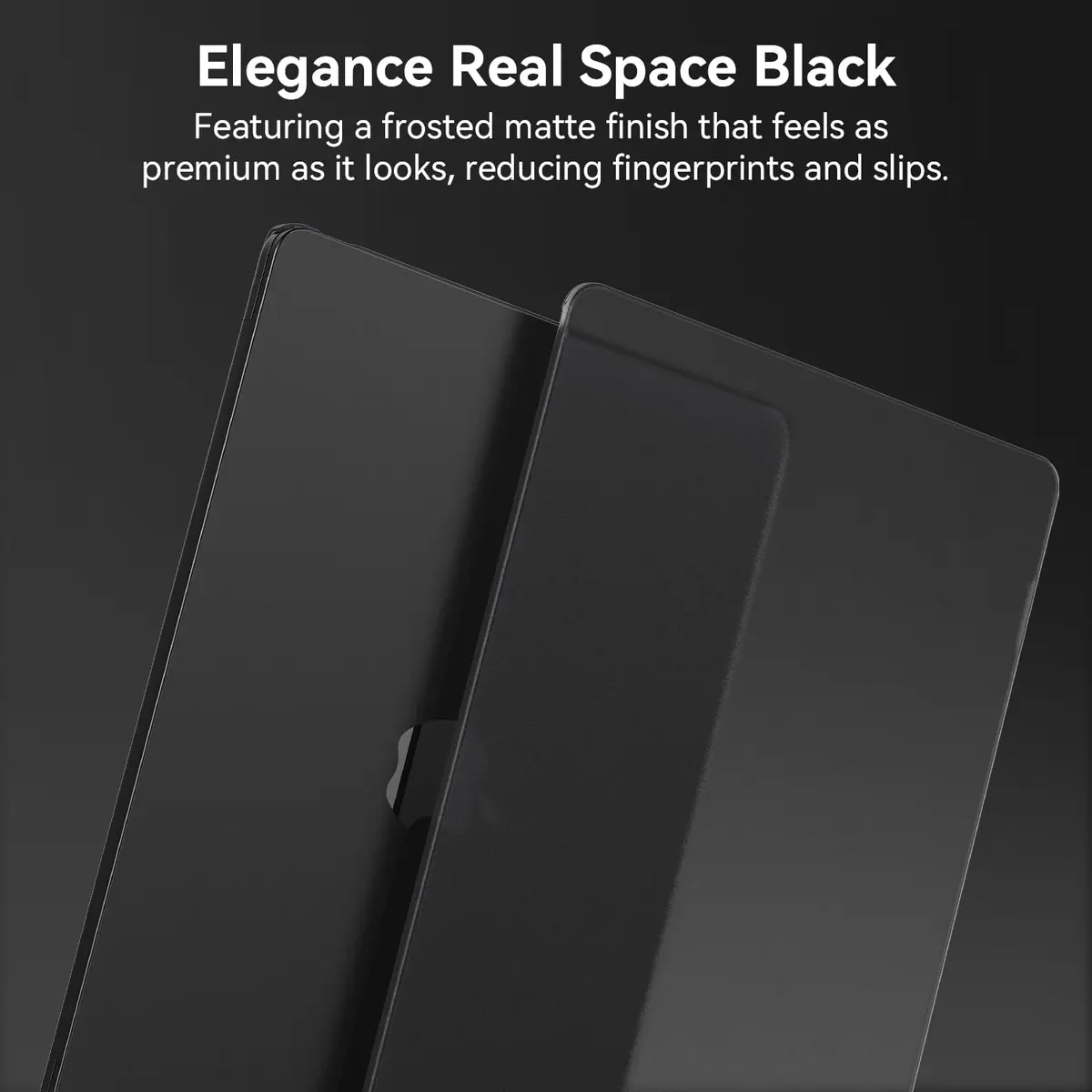 EooCoo Hard Case for MacBook Air 15 inch M2-M5 (A2941/A3114/A3241/A3448) with Keyboard Cover & Screen Protector, Frost Black - view 3