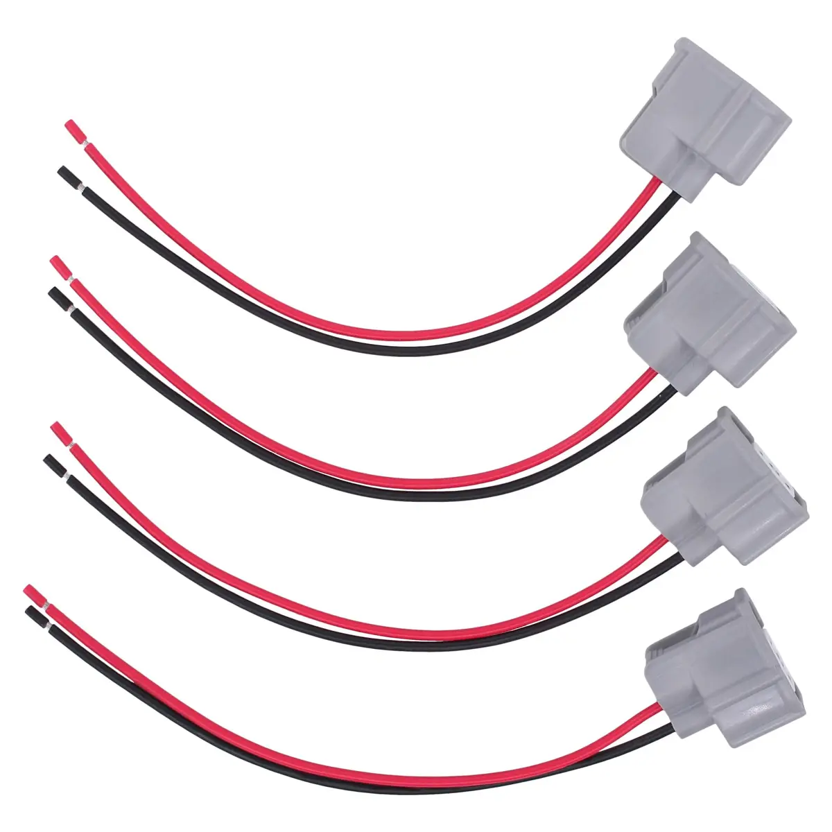 MOTOKU Set of 4 Fuel Injector Wiring Harness Connector Pigtails | Compatible with Toyota, Lexus, Suzuki & More - view 2
