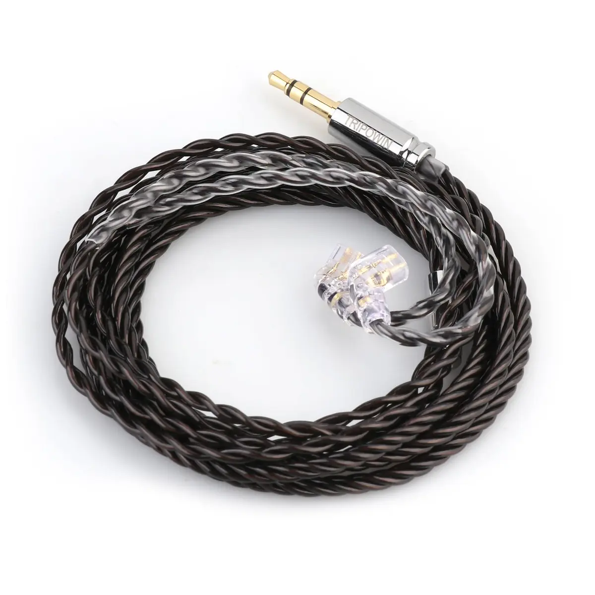 Linsoul Tripowin Mirage IEM Cable, 4N OCC, 1.2m, Recessed 2-Pin | HiFi Upgrade for Earphones - main product image