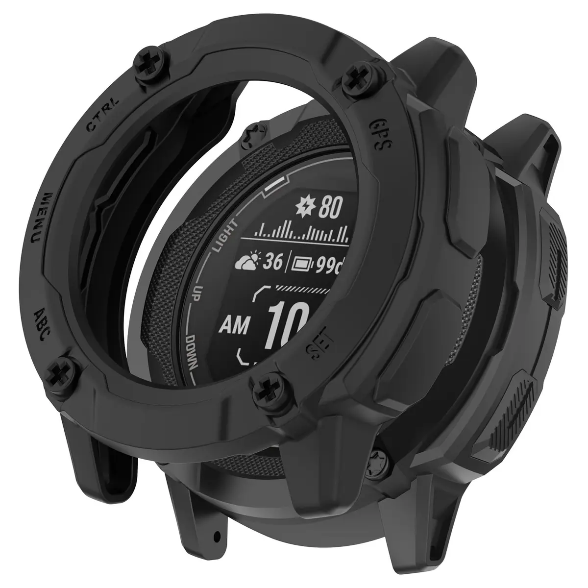 TenCloud 3 Pack Instinct 2X Watch Case | Compatible with Garmin Instinct 2X/2X Solar Tactical Edition, Black - view 2