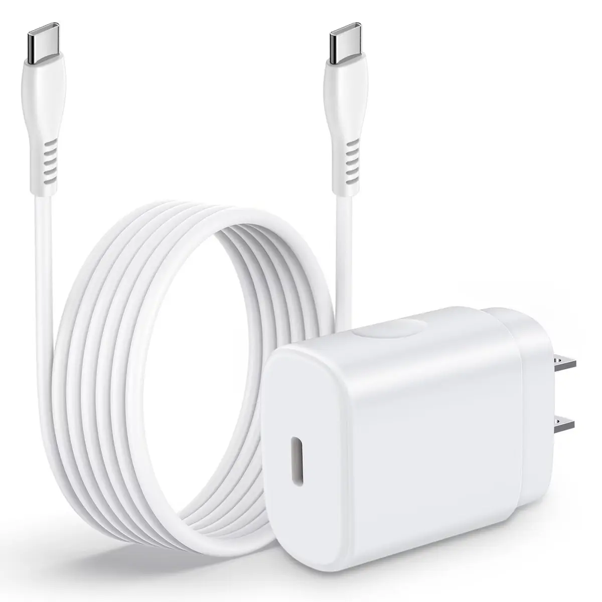 VIFIGEN 25W USB-C Charger with 6FT Cable | Fast Charging for Samsung & Pixel Phones - main product image