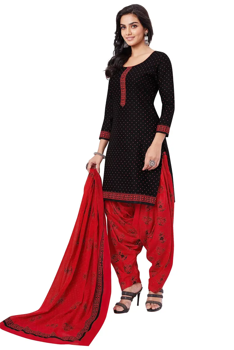 Miraan Cotton Printed Readymade Salwar Suit for Women (XX-Large) | Stylish, Durable & Light-Weight - view 3